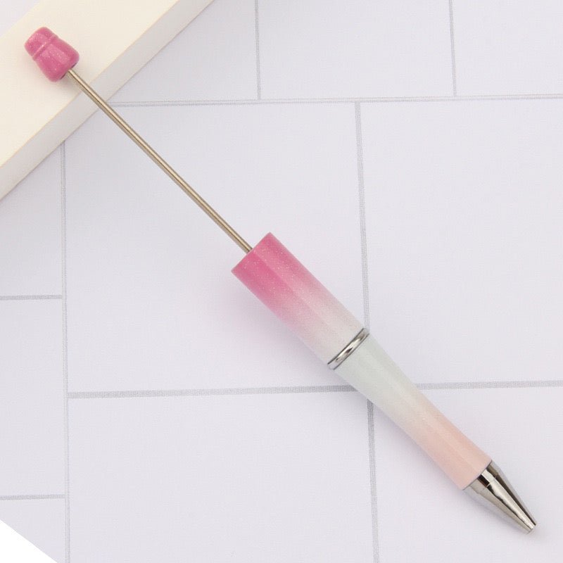 153A. Beadable DIY omber Gliter pen - Romo bead